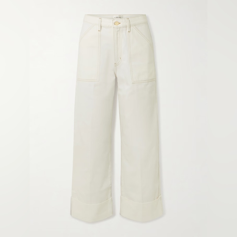 Frame high rise relaxed trouser 🦢 size 26